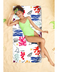 Arya Hafif ve Kum Tutmayan Plaj Havlusu | Sporsuit