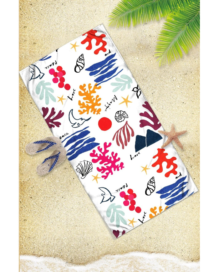 Arya Hafif ve Kum Tutmayan Plaj Havlusu | Sporsuit