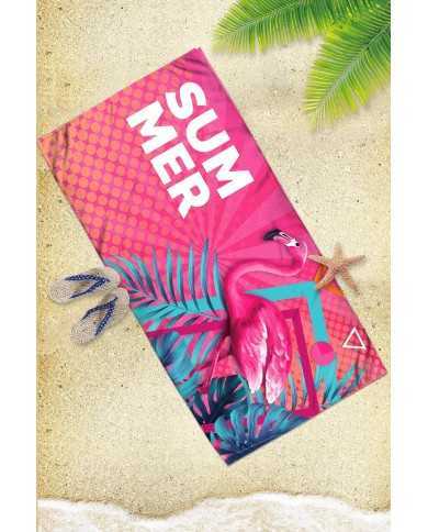 Pink Summer Hafif ve Kum Tutmayan Plaj Havlusu | Sporsuit