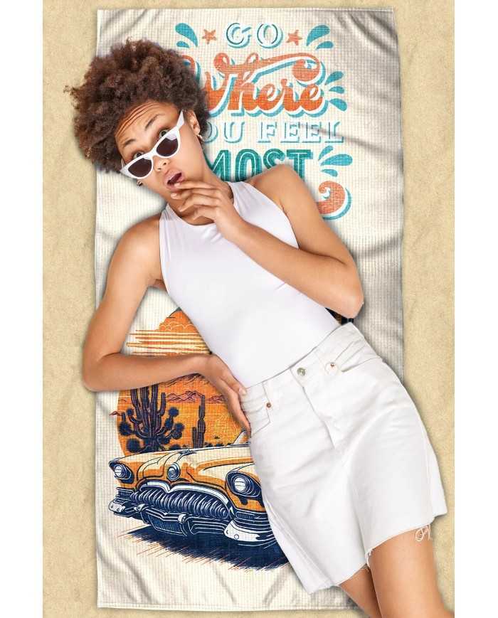 Ondra Hafif ve Kum Tutmayan Plaj Havlusu | Sporsuit