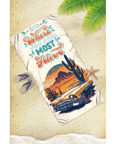 Ondra Hafif ve Kum Tutmayan Plaj Havlusu | Sporsuit