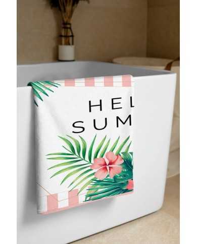 Hello Summer Flamingo Hafif ve Kum Tutmayan Plaj Havlusu | Sporsuit