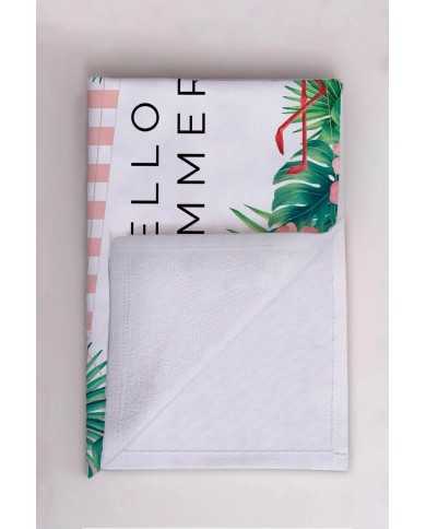 Hello Summer Flamingo Hafif ve Kum Tutmayan Plaj Havlusu | Sporsuit