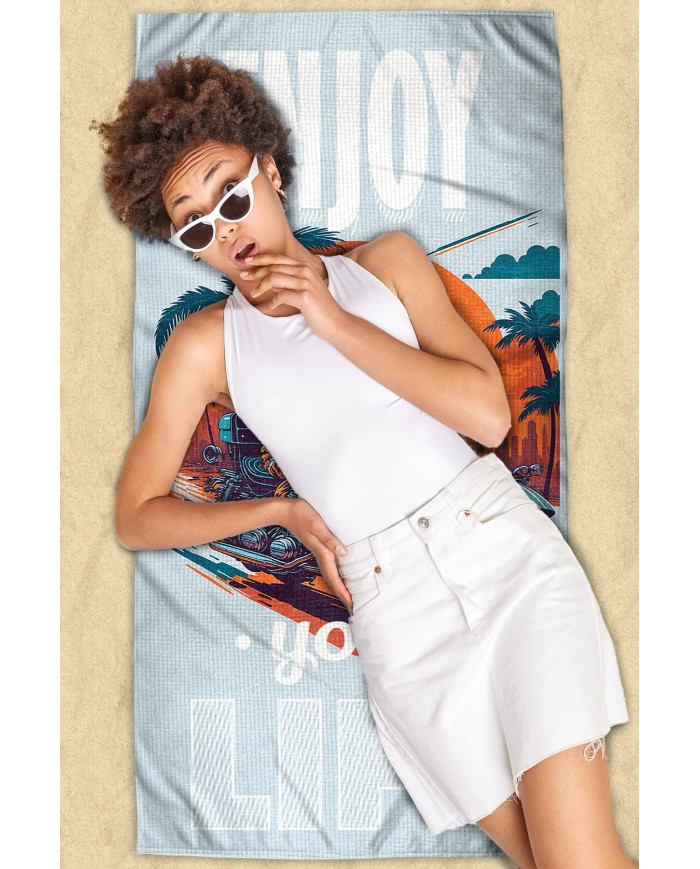 Enjoy Hafif ve Kum Tutmayan Plaj Havlusu | Sporsuit