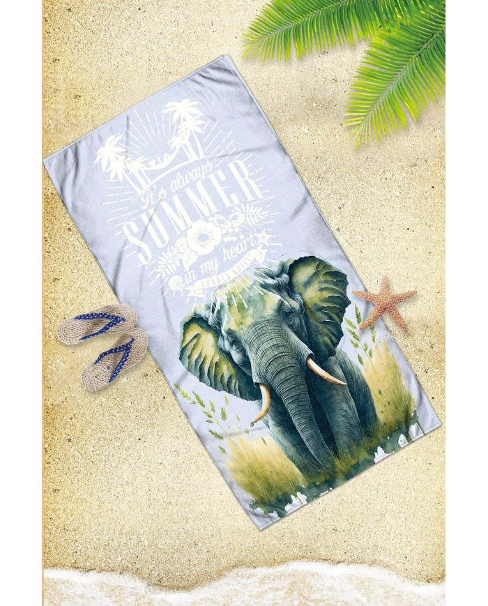 Elephant Hafif ve Kum Tutmayan Plaj Havlusu | Sporsuit