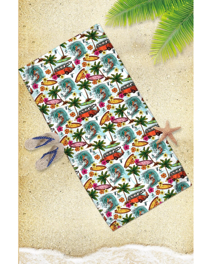 Asdep Hafif ve Kum Tutmayan Plaj Havlusu | Sporsuit