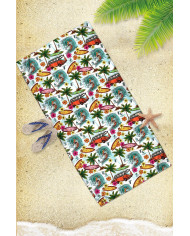 Asdep Hafif ve Kum Tutmayan Plaj Havlusu | Sporsuit