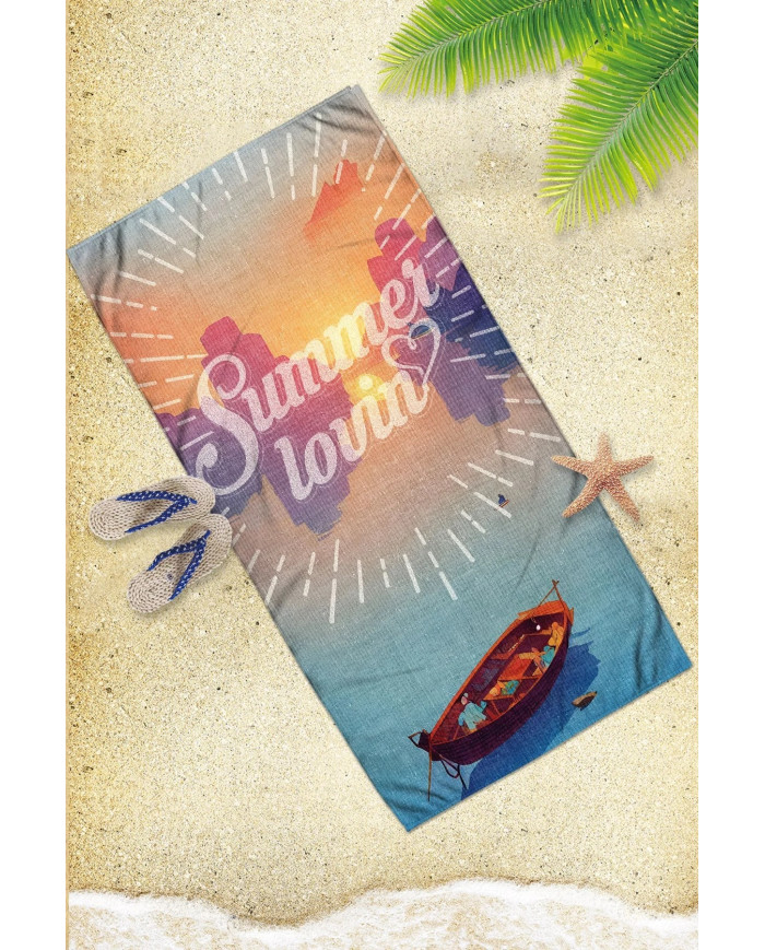 Koris Hafif ve Kum Tutmayan Plaj Havlusu | Sporsuit