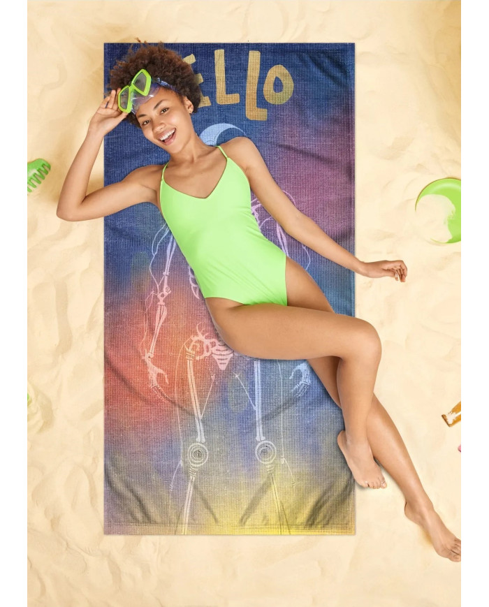 Hello Hafif ve Kum Tutmayan Plaj Havlusu | Sporsuit