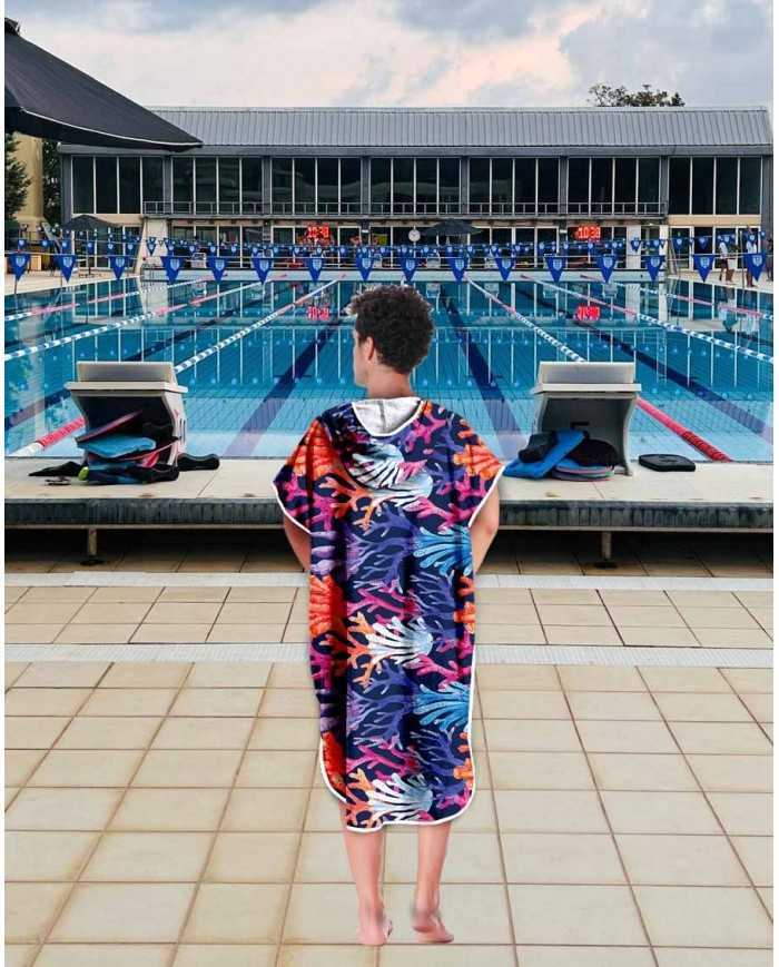 Unisex Havlu Panço - Hızlı Kuruyan Kapüşonlu Bornoz | Sporsuit