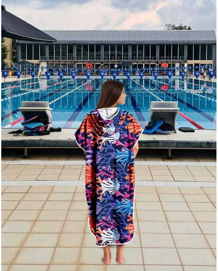 Unisex Havlu Panço - Hızlı Kuruyan Kapüşonlu Bornoz | Sporsuit