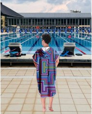 Unisex Havlu Panço - Hızlı Kuruyan Kapüşonlu Bornoz | Sporsuit