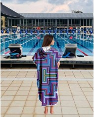 Unisex Havlu Panço - Hızlı Kuruyan Kapüşonlu Bornoz | Sporsuit