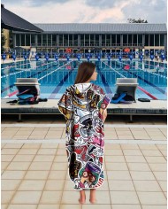 Unisex Havlu Panço - Hızlı Kuruyan Kapüşonlu Bornoz | Sporsuit