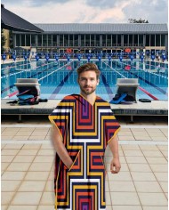 Unisex Havlu Panço - Hızlı Kuruyan Kapüşonlu Bornoz | Sporsuit