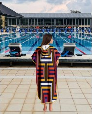 Unisex Havlu Panço - Hızlı Kuruyan Kapüşonlu Bornoz | Sporsuit