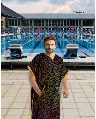 Unisex Havlu Panço - Hızlı Kuruyan Kapüşonlu Bornoz | Sporsuit