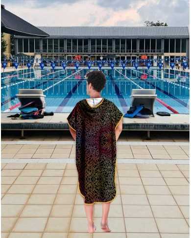 Unisex Havlu Panço - Hızlı Kuruyan Kapüşonlu Bornoz | Sporsuit