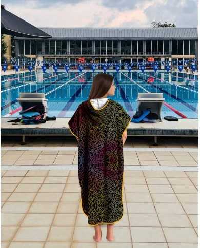 Unisex Havlu Panço - Hızlı Kuruyan Kapüşonlu Bornoz | Sporsuit