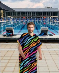 Unisex Havlu Panço - Hızlı Kuruyan Kapüşonlu Bornoz | Sporsuit