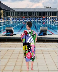 Unisex Havlu Panço - Hızlı Kuruyan Kapüşonlu Bornoz | Sporsuit