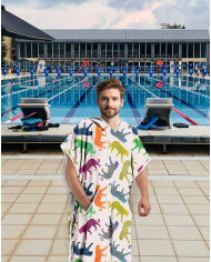 Unisex Havlu Panço - Hızlı Kuruyan Kapüşonlu Bornoz | Sporsuit