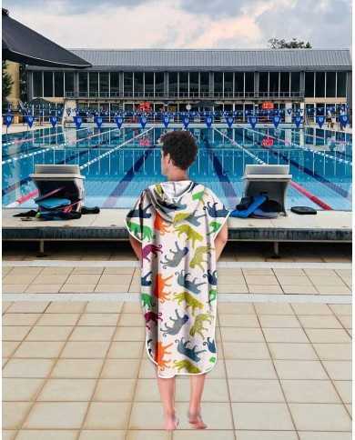 Unisex Havlu Panço - Hızlı Kuruyan Kapüşonlu Bornoz | Sporsuit