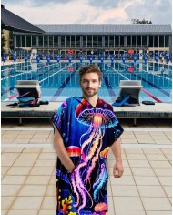 Unisex Havlu Panço - Hızlı Kuruyan Kapüşonlu Bornoz | Sporsuit