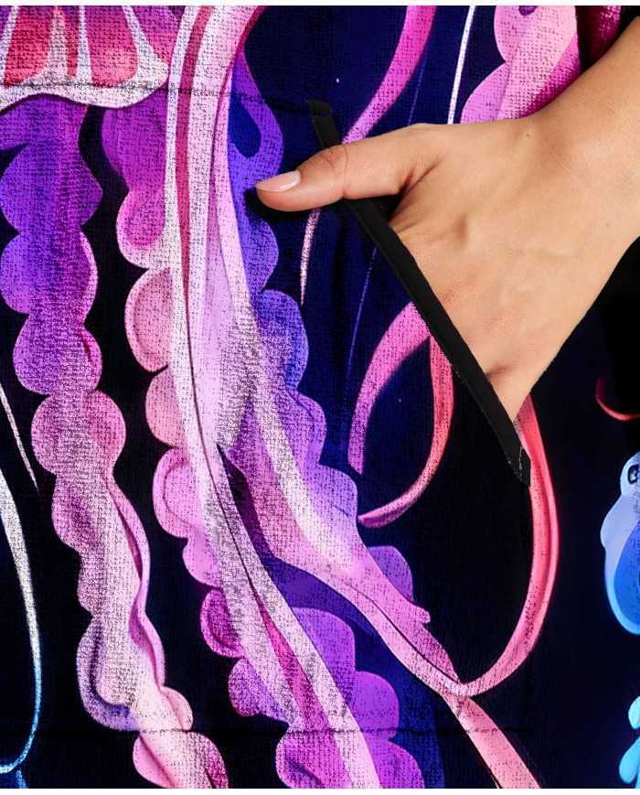 Unisex Havlu Panço - Hızlı Kuruyan Kapüşonlu Bornoz | Sporsuit