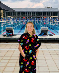 Unisex Havlu Panço - Hızlı Kuruyan Kapüşonlu Bornoz | Sporsuit