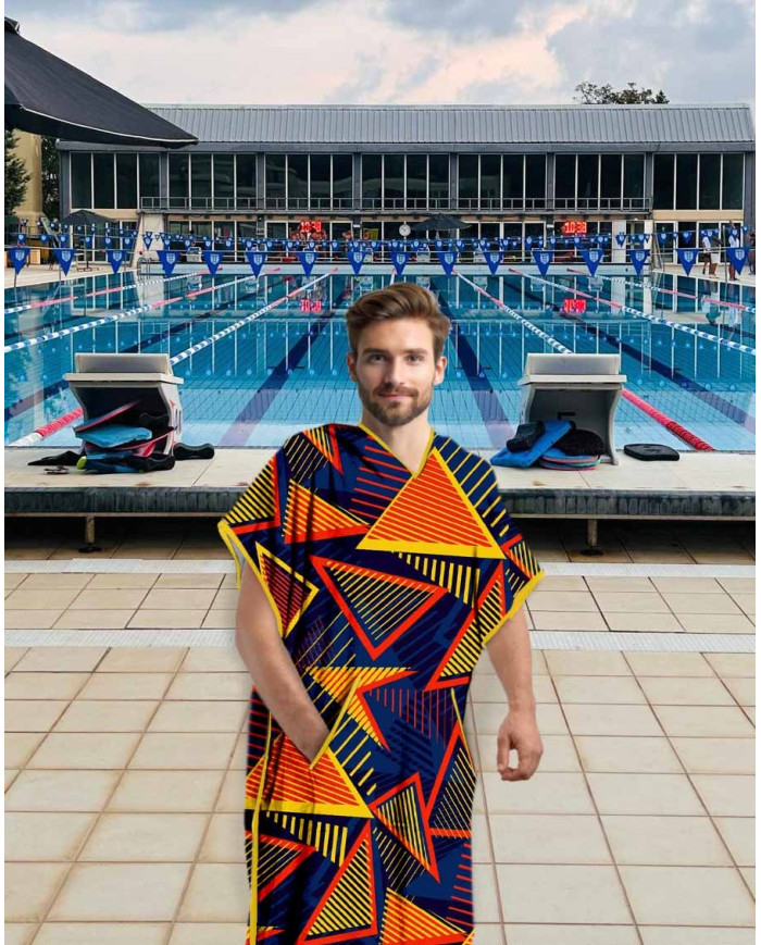 Unisex Havlu Panço - Hızlı Kuruyan Kapüşonlu Bornoz | Sporsuit