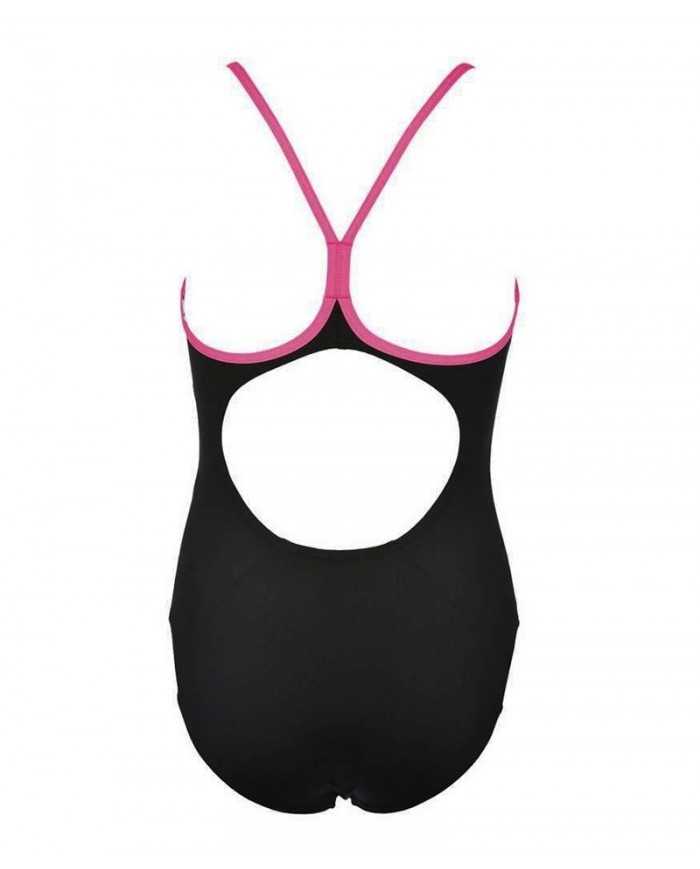 Arena G Log Jr One Piece Black-Paparazzi Kız Çocuk Mayosu