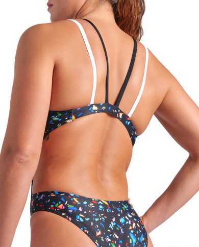 Arena W Confetti Swimsuit Swim Tech Multi Kadın Antrenman Mayosu