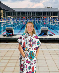 Unisex Havlu Panço - Hızlı Kuruyan Kapüşonlu Bornoz | Sporsuit