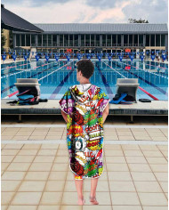 Unisex Havlu Panço - Hızlı Kuruyan Kapüşonlu Bornoz | Sporsuit