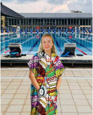 Unisex Havlu Panço - Hızlı Kuruyan Kapüşonlu Bornoz | Sporsuit