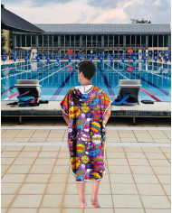 Unisex Havlu Panço - Hızlı Kuruyan Kapüşonlu Bornoz | Sporsuit