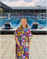 Unisex Havlu Panço - Hızlı Kuruyan Kapüşonlu Bornoz | Sporsuit