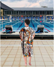 Unisex Havlu Panço - Hızlı Kuruyan Kapüşonlu Bornoz | Sporsuit