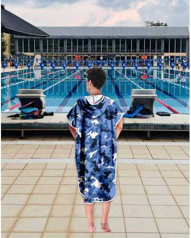 Unisex Havlu Panço - Hızlı Kuruyan Kapüşonlu Bornoz | Sporsuit