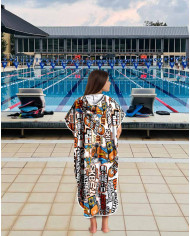 Unisex Havlu Panço - Hızlı Kuruyan Kapüşonlu Bornoz | Sporsuit