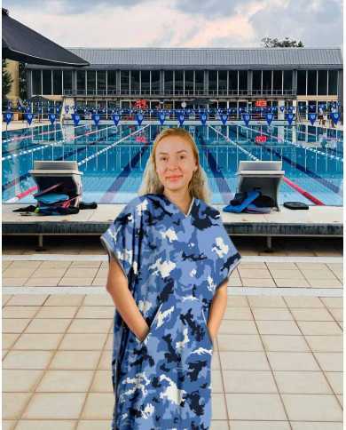 Unisex Havlu Panço - Hızlı Kuruyan Kapüşonlu Bornoz | Sporsuit