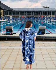 Unisex Havlu Panço - Hızlı Kuruyan Kapüşonlu Bornoz | Sporsuit