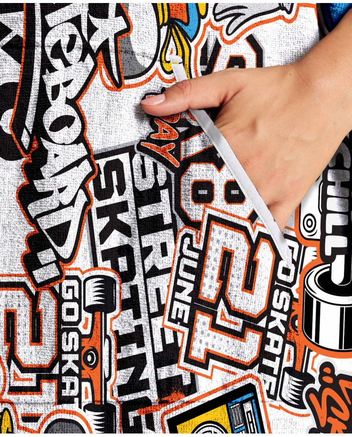 Unisex Havlu Panço - Hızlı Kuruyan Kapüşonlu Bornoz | Sporsuit