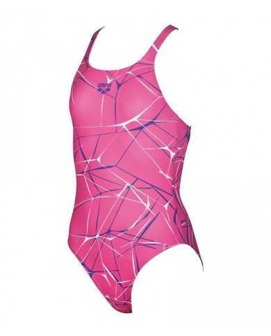 Arena G Water New V Black One Piece Kız Çocuk Mayosu | Sporsuit