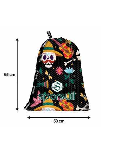 Sporsuit Skullove File Çanta Yüzücü Ekipman Taşıma Çantası