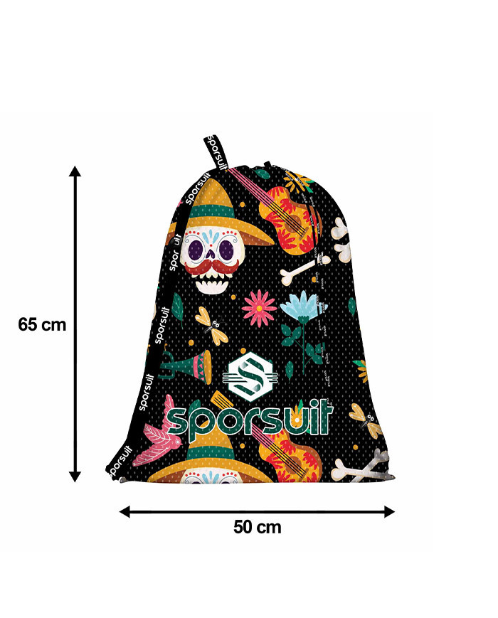 Sporsuit Skullove File Çanta Yüzücü Ekipman Taşıma Çantası