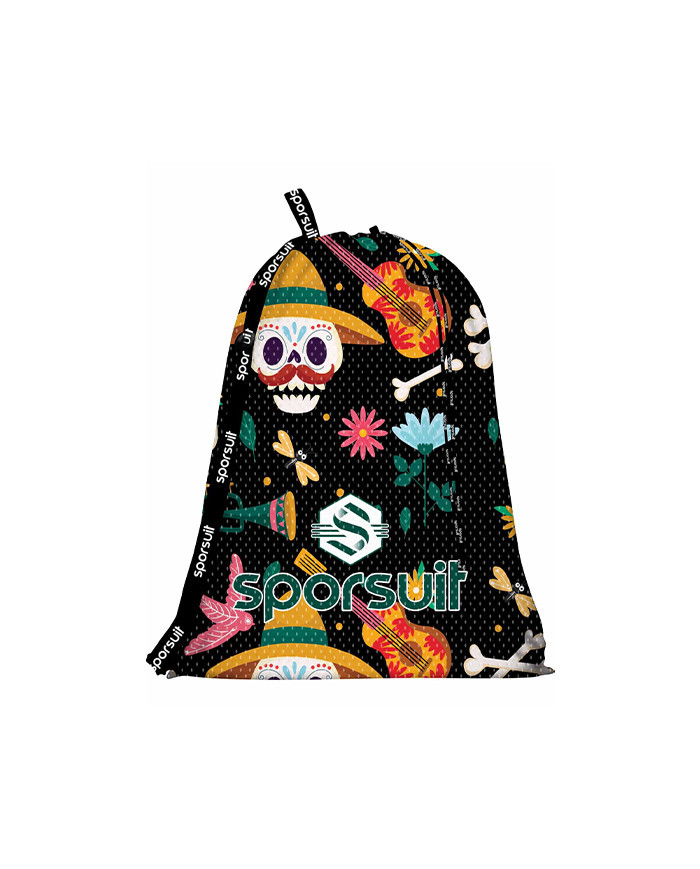 Sporsuit Skullove File Çanta Yüzücü Ekipman Taşıma Çantası