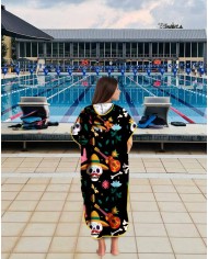 Unisex Havlu Panço - Hızlı Kuruyan Kapüşonlu Bornoz | Sporsuit