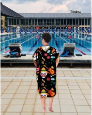 Unisex Havlu Panço - Hızlı Kuruyan Kapüşonlu Bornoz | Sporsuit